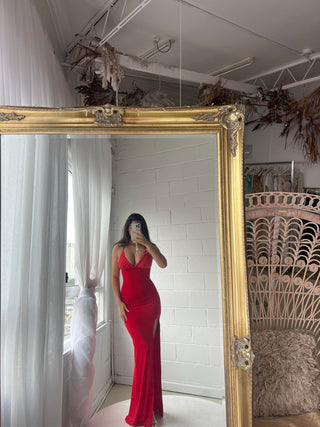 Lacey Gown - Red - Amy Taylor Collection