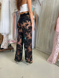Black Sheer Lace Pant - SAMPLE - Amy Taylor Collection