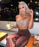 Champagne Pearls Bandeau - Amy Taylor Collection