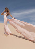 Detachable Train Set for Bridal Gown