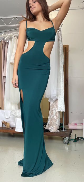 KAHLARA GOWN (EMERALD) - SAMPLE - Amy Taylor Collection