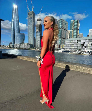 Sapphire Gown - Red - Amy Taylor Collection