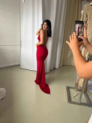 Aurora Gown - Red - Amy Taylor Collection