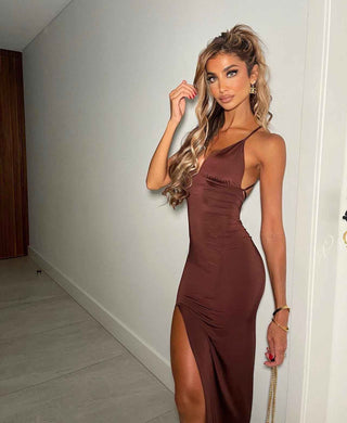 Korissa Gown - Chocolate - Amy Taylor Collection