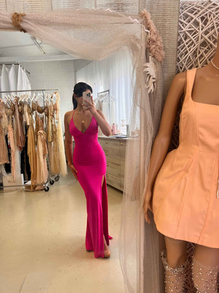 Korissa Gown - Hot Pink - Amy Taylor Collection