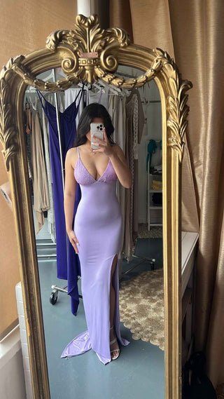 Lacey Gown - Lilac - Amy Taylor Collection