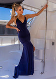 Korissa Gown - Aqua - Amy Taylor Collection