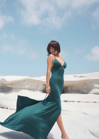 Korissa Gown - Forest Green - Amy Taylor Collection