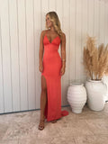 Lacey Gown - Deep Peach (Limited Edition) - Amy Taylor Collection