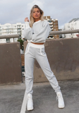 Monarch Lounge Tracksuit Pants - Light Grey