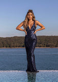 Ocean Jewel Gown - Amy Taylor Collection