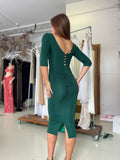 Rare Emerald V Neck - SAMPLE - Amy Taylor Collection