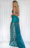 Tahitian Goddess Gown for Every Occasion - Blue - Exquisite Styles Await - Amy Taylor Collection