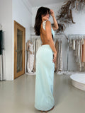Topaz Gown in Pale Blue - HIRE - Amy Taylor Collection