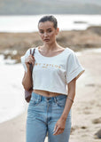 Tyla Crop Tee - Amy Taylor Collection
