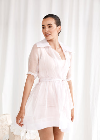 Audrey Sheer Jacket Dress - Amy Taylor Collection