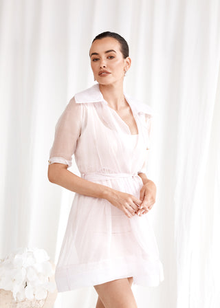 Audrey Sheer Jacket Dress - Amy Taylor Collection