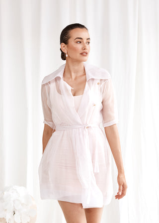 Audrey Sheer Jacket Dress - Amy Taylor Collection