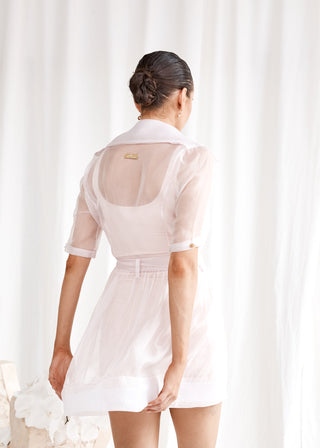 Audrey Sheer Jacket Dress - Amy Taylor Collection
