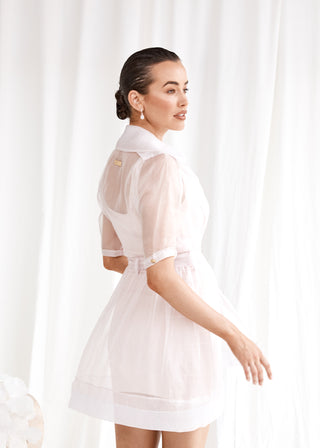 Audrey Sheer Jacket Dress - Amy Taylor Collection