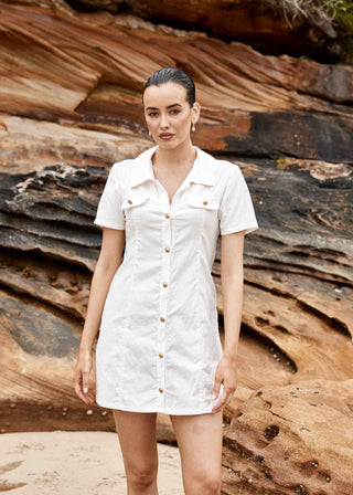 Safari Mini Dress - Amy Taylor Collection