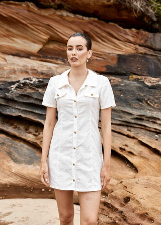 Safari Mini Dress - Amy Taylor Collection
