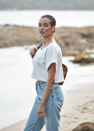 Tyla Crop Tee - Amy Taylor Collection