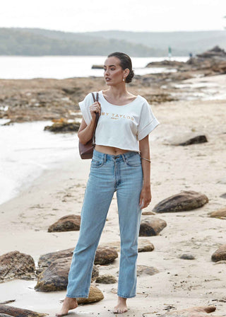 Tyla Crop Tee - Amy Taylor Collection