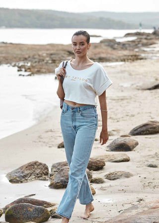 Tyla Crop Tee - Amy Taylor Collection