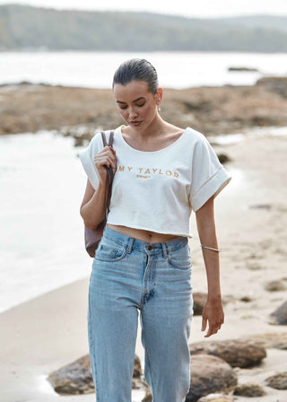 Tyla Crop Tee - Amy Taylor Collection
